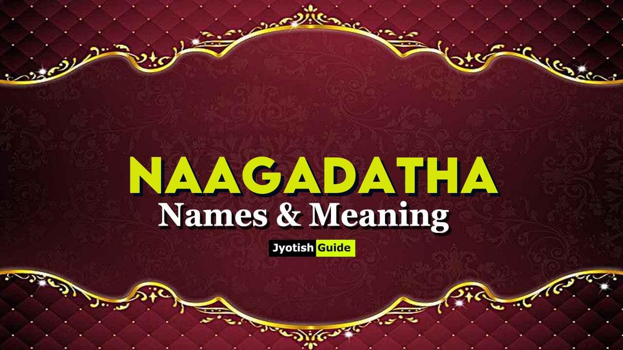 naagadatha name meaning