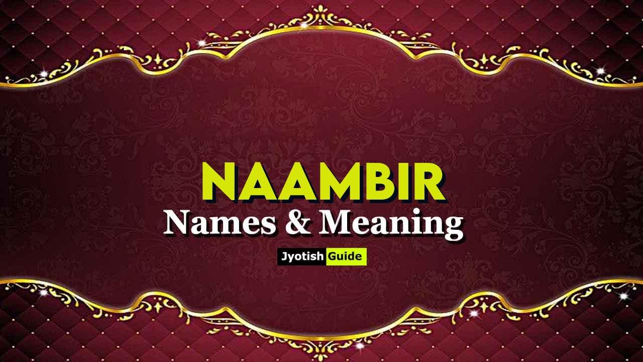 naambir name meaning