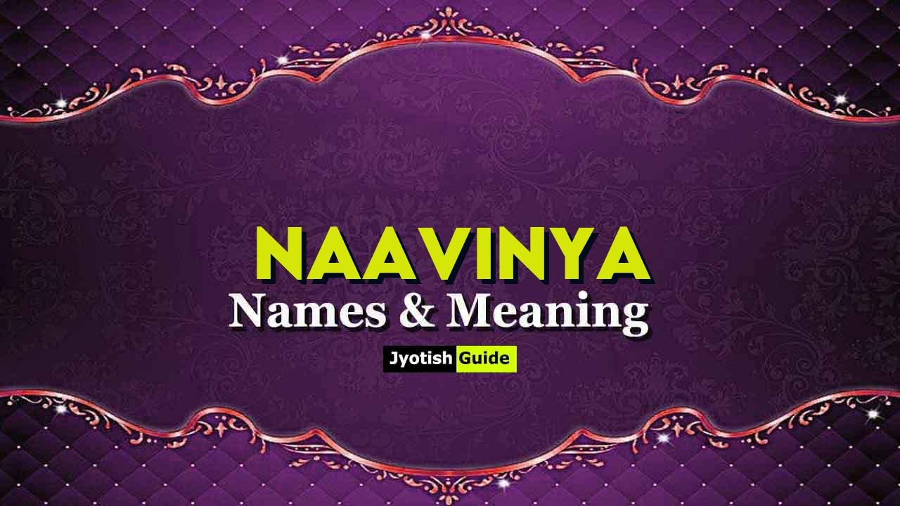 naavinya name meaning