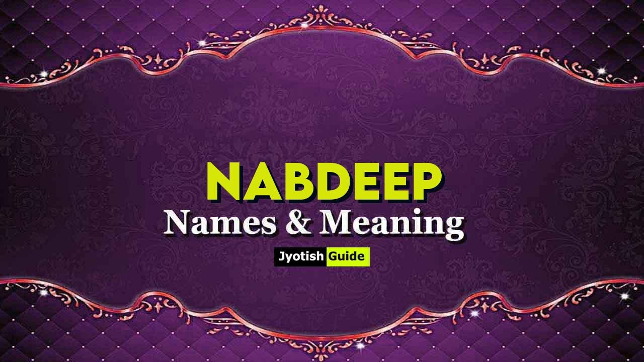nabdeep name meaning