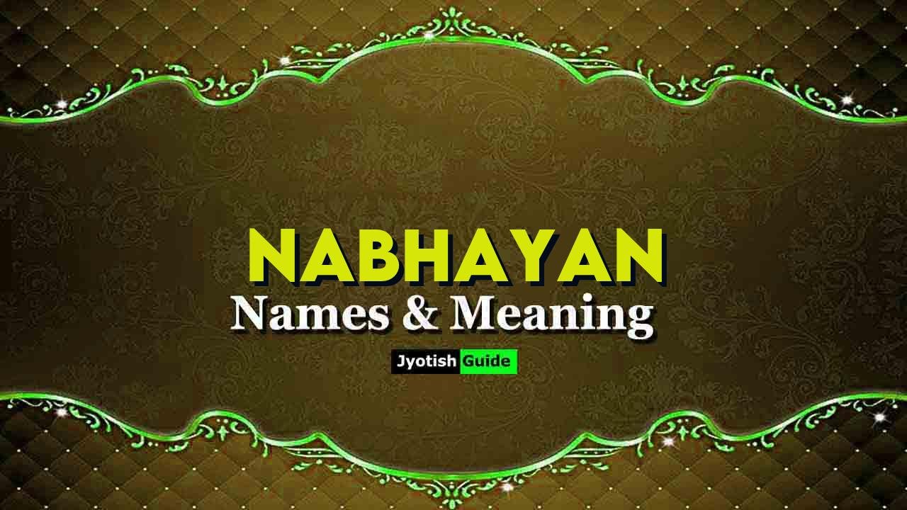 nabhayan name meaning