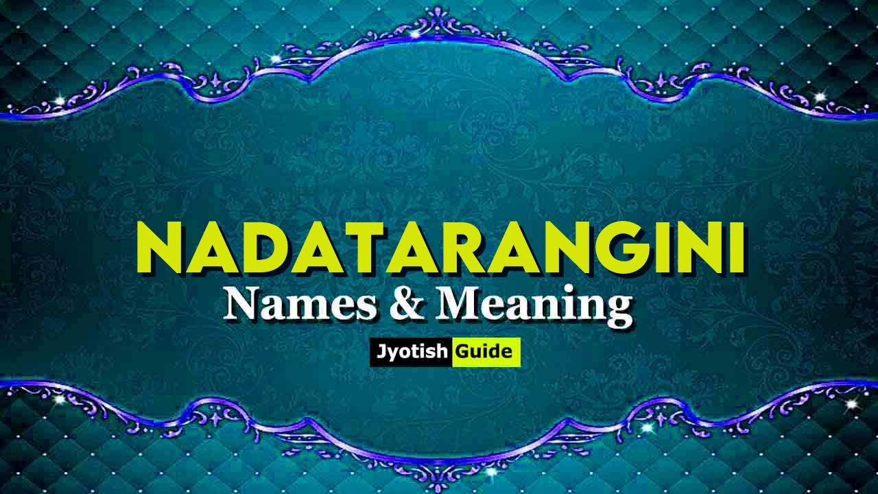 nadatarangini name meaning