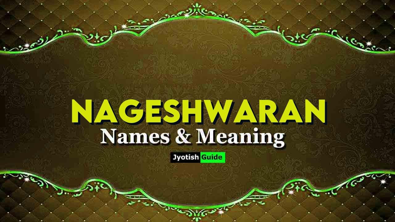 nageshwaran name meaning