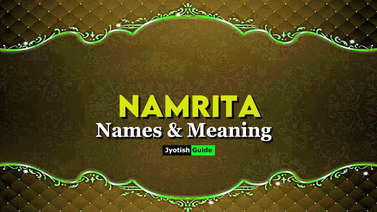 namrita name meaning