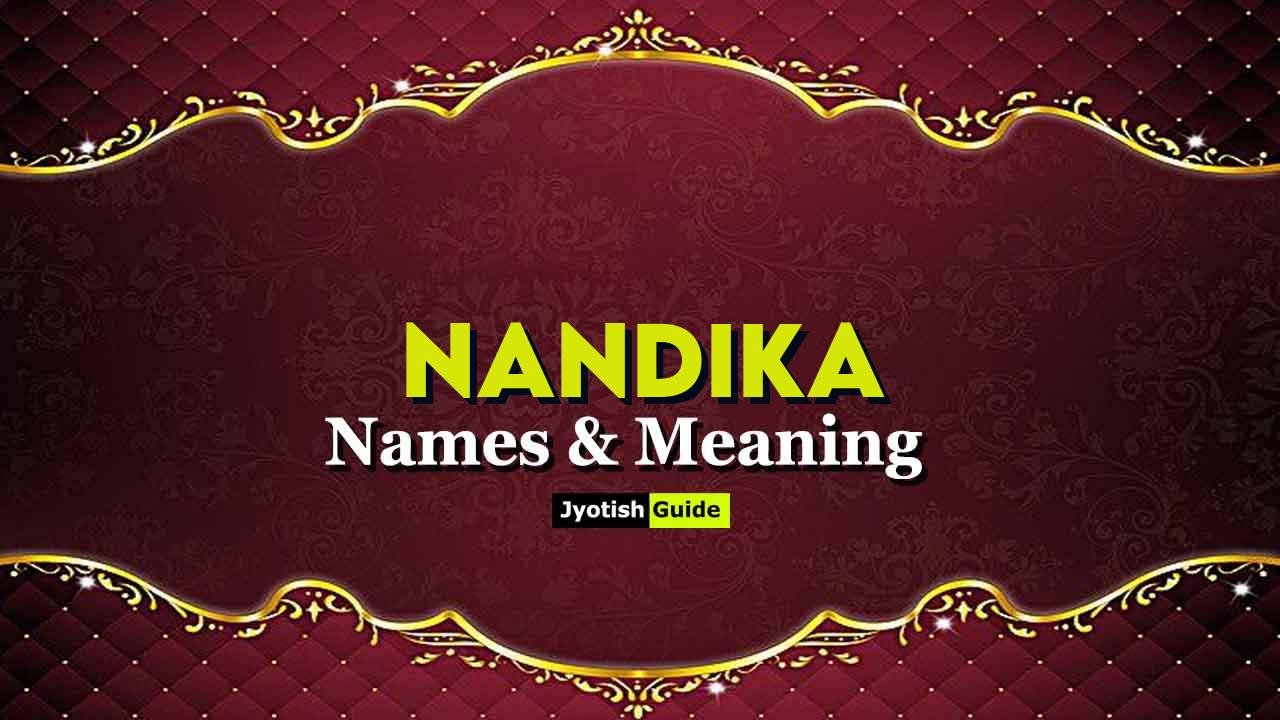 nandika name meaning