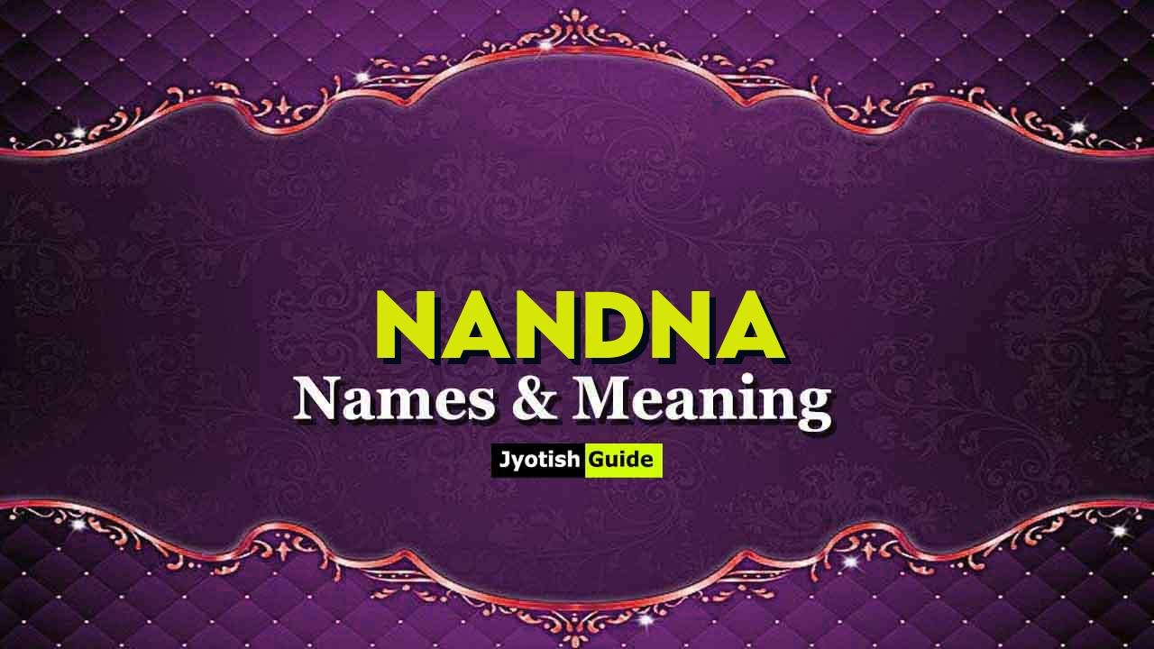 nandna name meaning