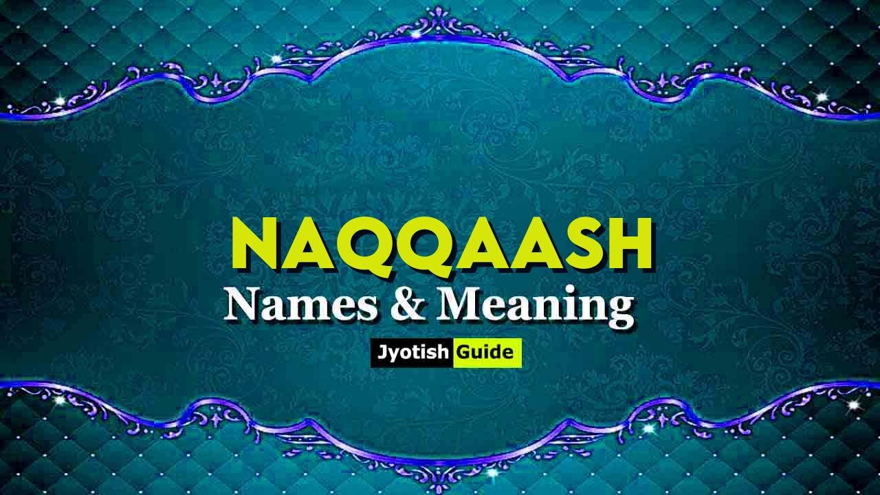 naqqaash name meaning