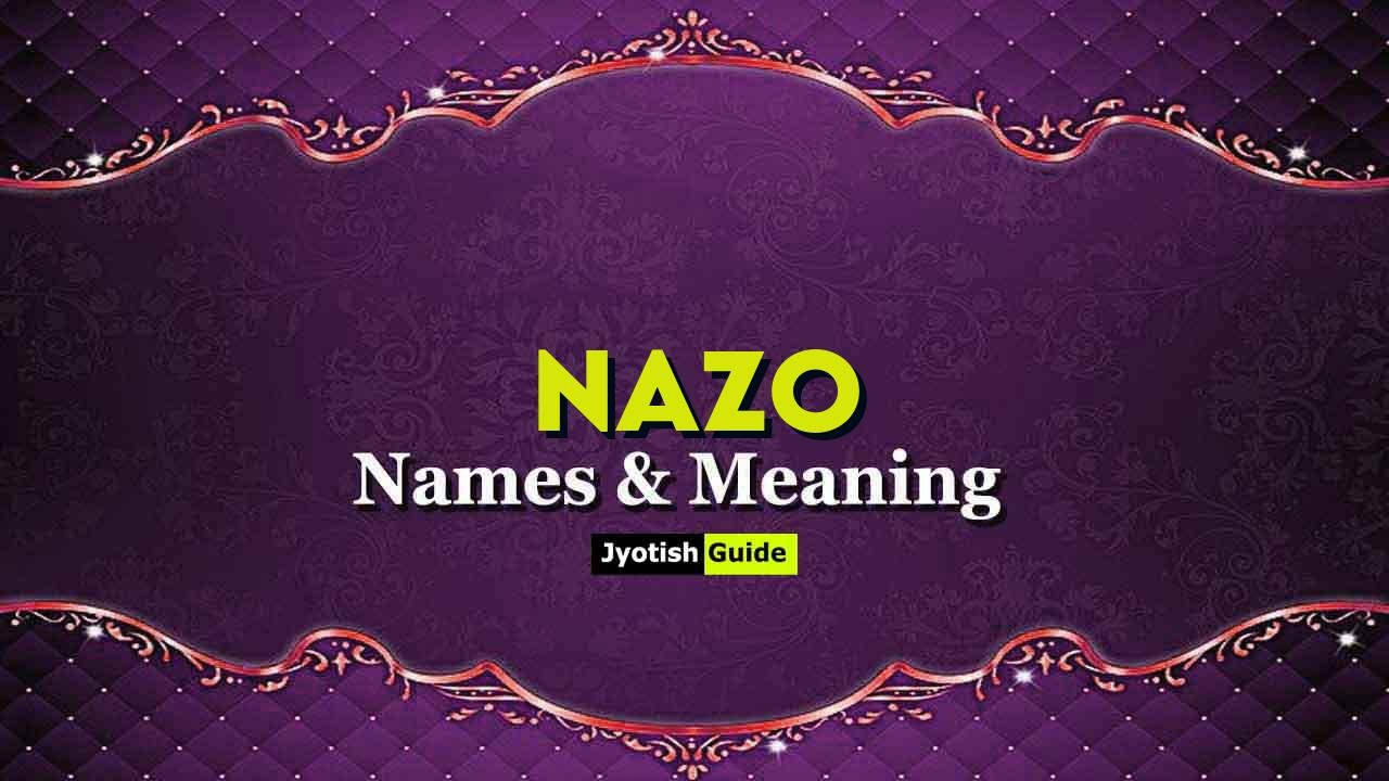 nazo name meaning