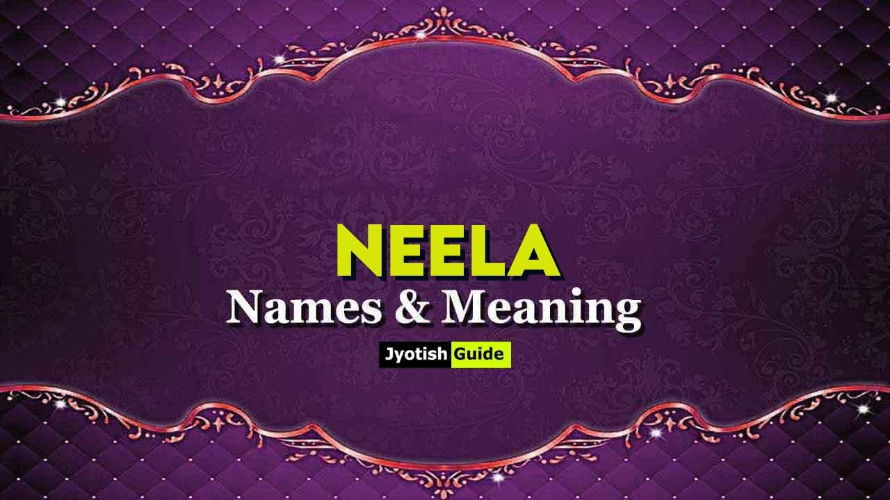 neela name meaning