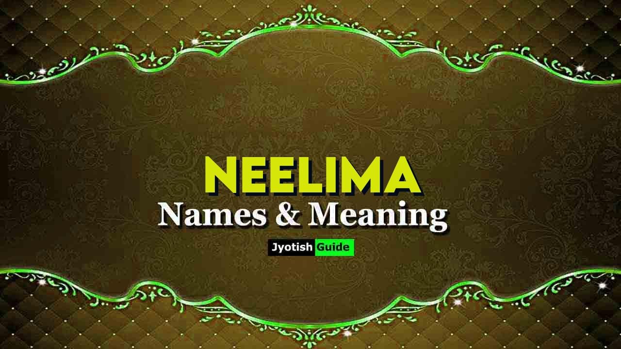 neelima name meaning