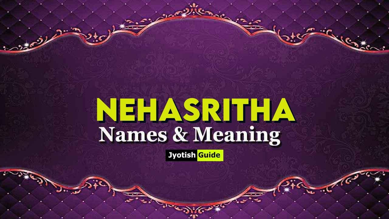 nehasritha name meaning