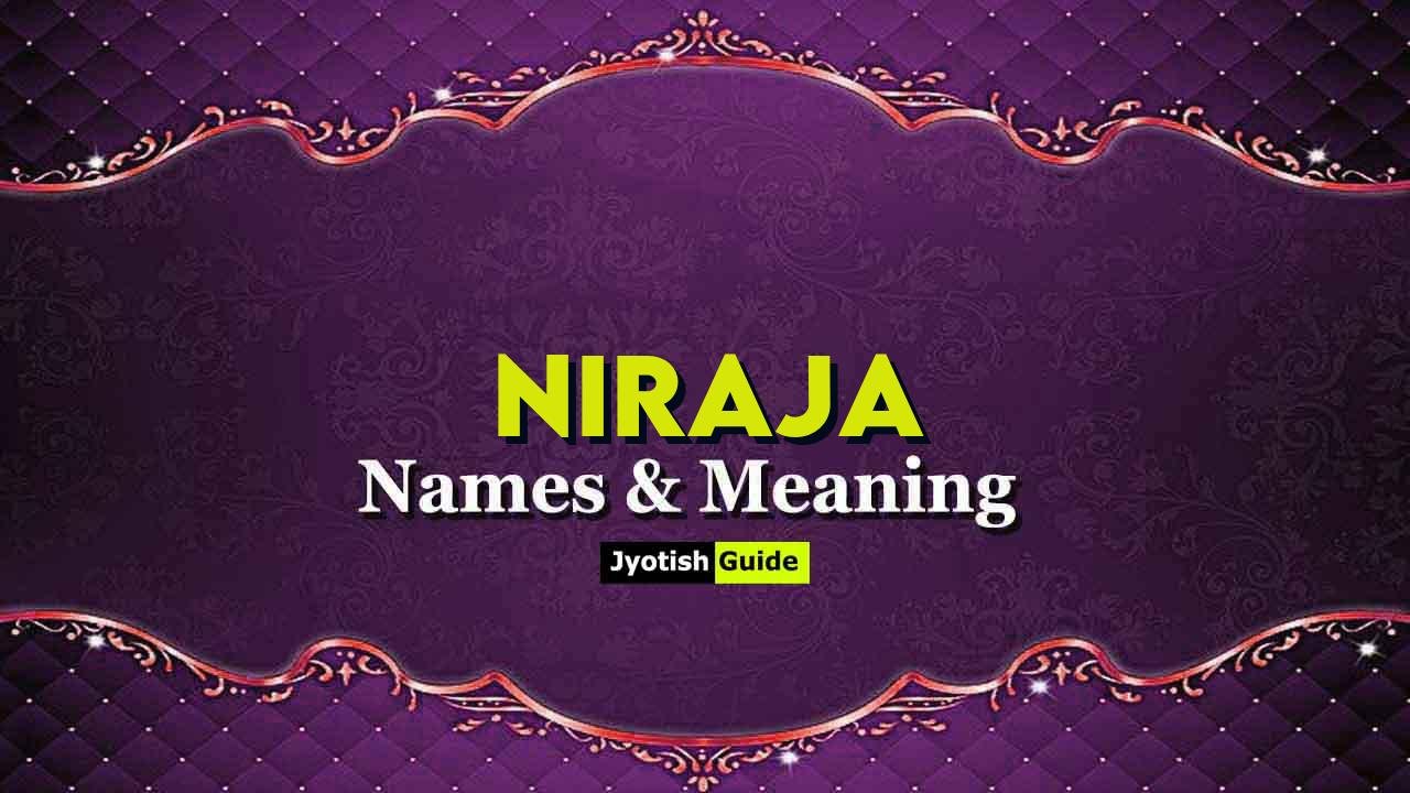 niraja name meaning