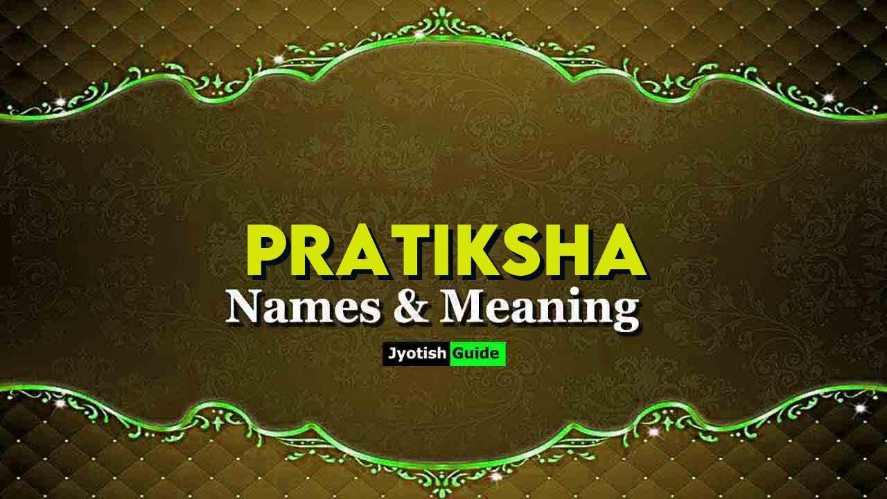 pratiksha name meaning