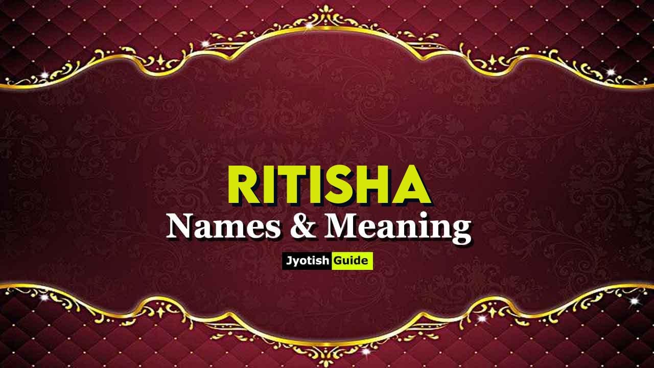 ritisha name meaning
