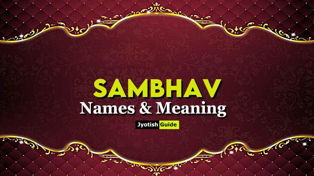 sambhav name meaning