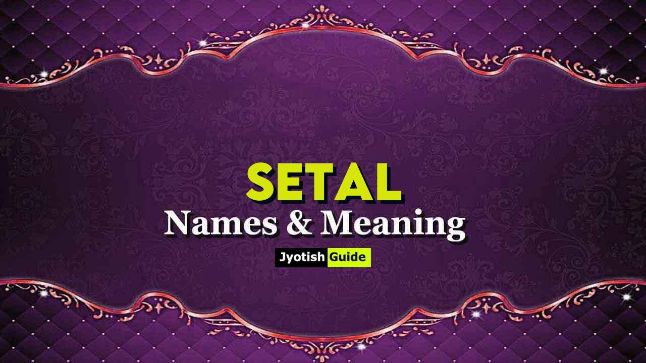 setal name meaning