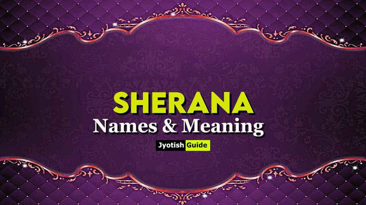 sherana name meaning