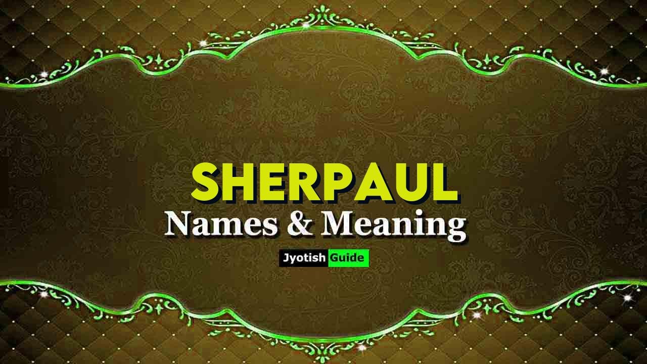 sherpaul name meaning